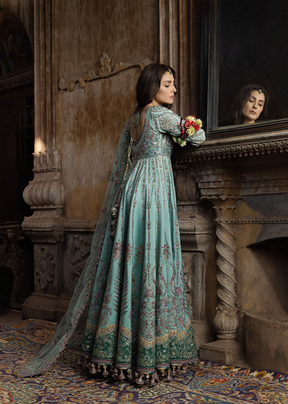Hussain Rehar Zeenat full-length festive look