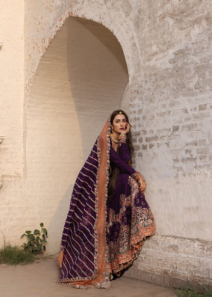 Hussain Rehar Shabnam embroidered sharara border