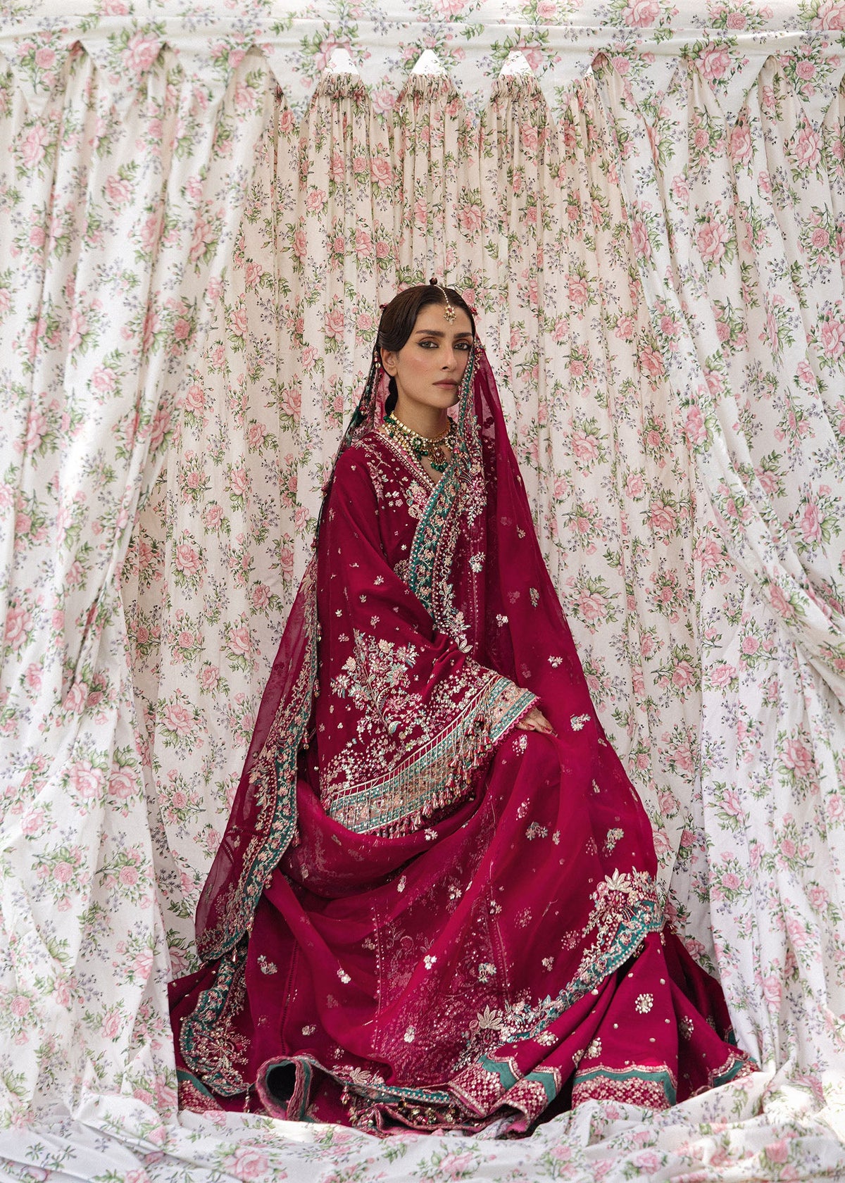 Hussain Rehar Sher Bano embroidered sleeve detail