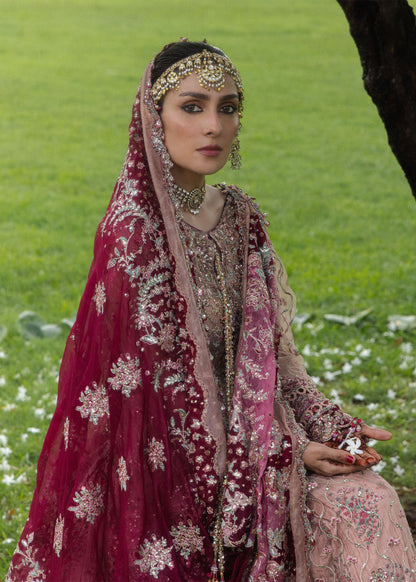 Hussain Rehar Gulrukh full-length festive look