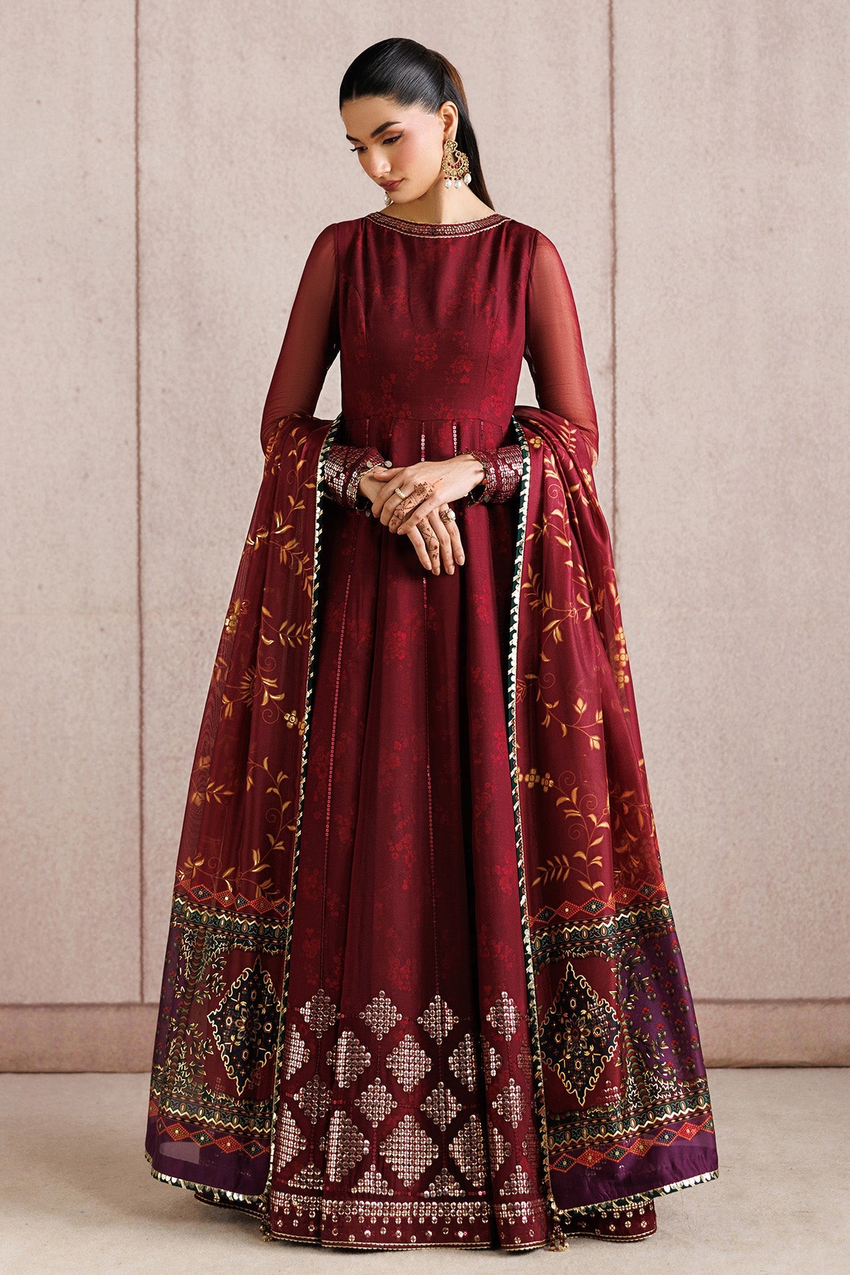 Jazmin UC-3118 Pakistani formal wear for weddings and events