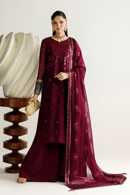 Pakistani embroidered chiffon formal UC-3137 by Jazmin