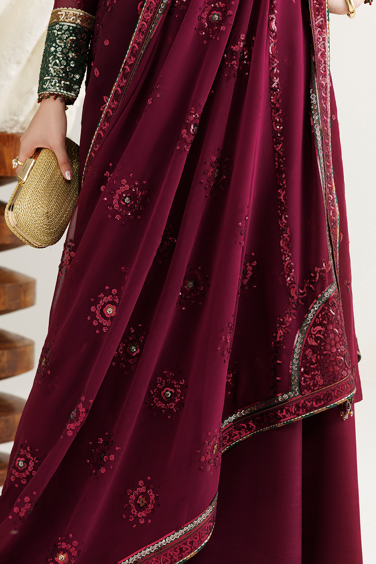 Jazmin UC-3137 embroidered dupatta border