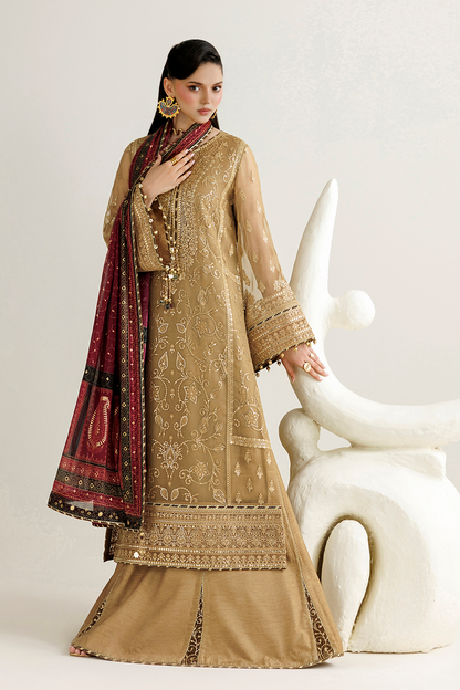 Pakistani embroidered chiffon formal UC-3136 by Jazmin