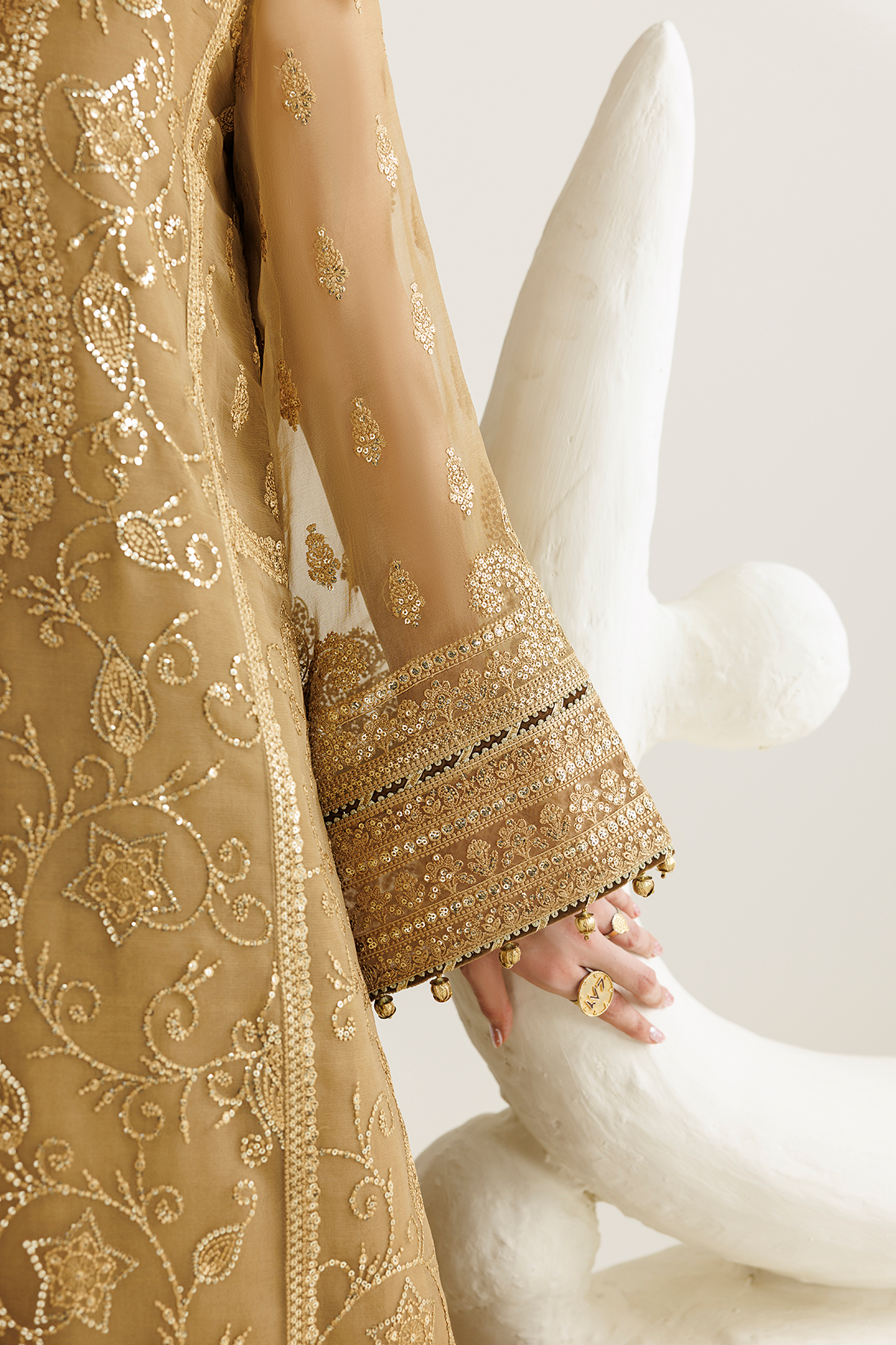Jazmin UC-3136 digital printed tissue silk dupatta
