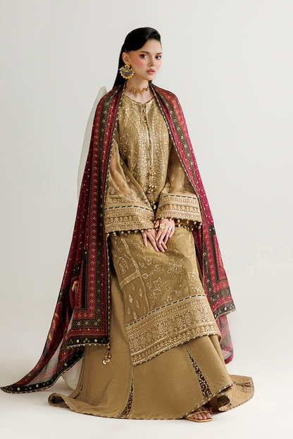 Jazmin UC-3136 embroidered front and back borders