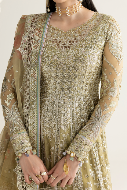Pakistani embroidered chiffon formal UC-3140 by Jazmin
