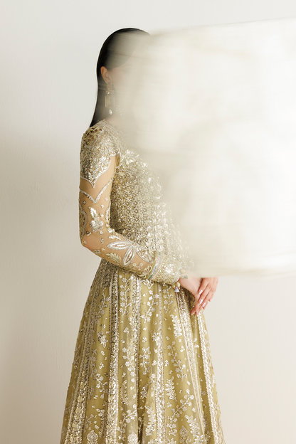 Jazmin UC-3140 embroidered chiffon suit at Raz Ruya