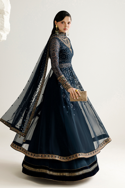 Jazmin UC-3144 embroidered chiffon Pakistani formal suit
