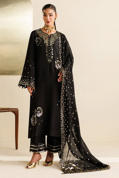 Pakistani embroidered raw silk formal UR-7065 by Jazmin