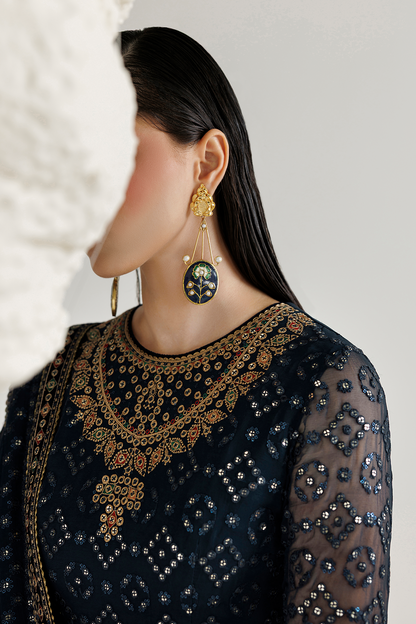 Jazmin UC-3144 embroidered chiffon suit at Raz Ruya