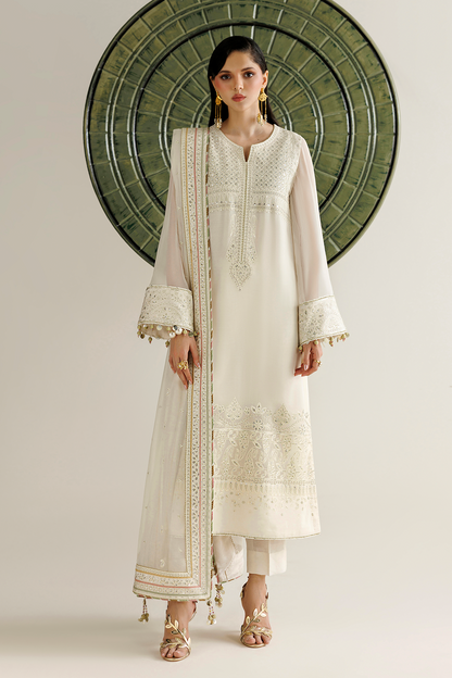 Pakistani embroidered chiffon formal UC-3135 by Jazmin