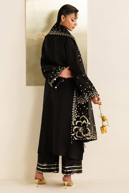 Jazmin UR-7065 embroidered chiffon dupatta