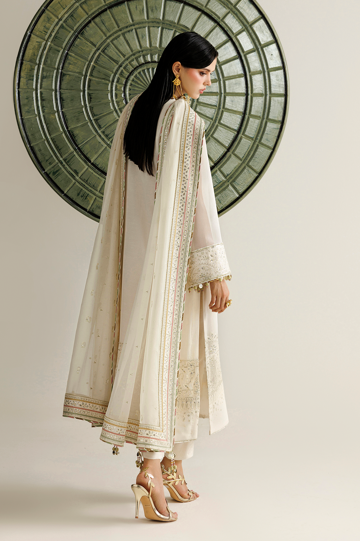 Embroidered chiffon UC-3135 by Jazmin – Pakistani party wear