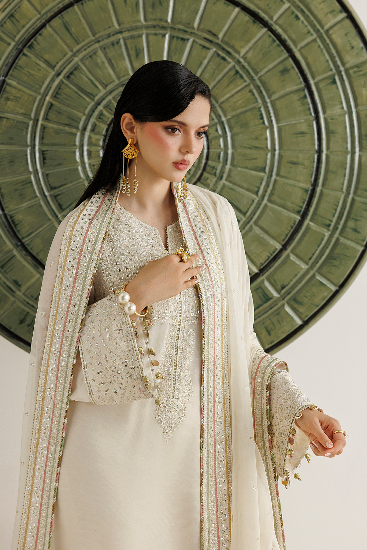 Jazmin formals UC-3135 embroidered chiffon outfit