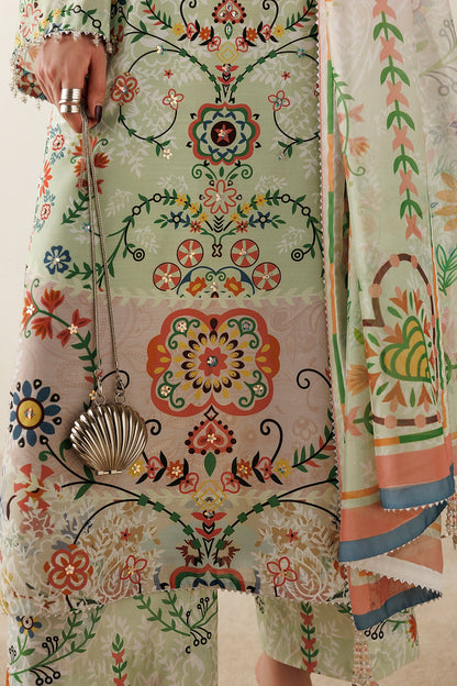 Jazmin OR26-D10 tissue silk dupatta drape
