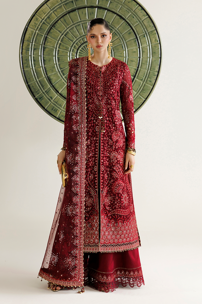 Jazmin UC-3143 embroidered sleeves and borders detail