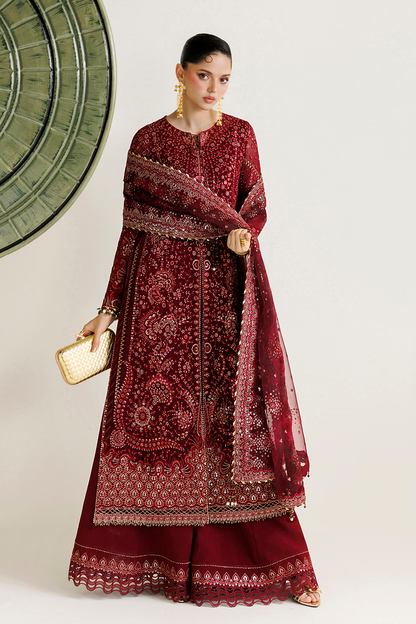 Jazmin UC-3143 embroidered georgette chiffon Pakistani formal suit