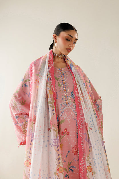 Jazmin Orlina OR26-D04 printed raw silk outfit