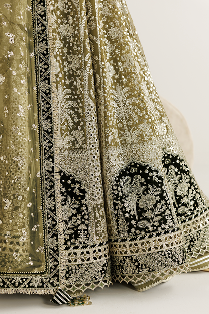 Jazmin UC-3141 embroidered chiffon yoke and panels