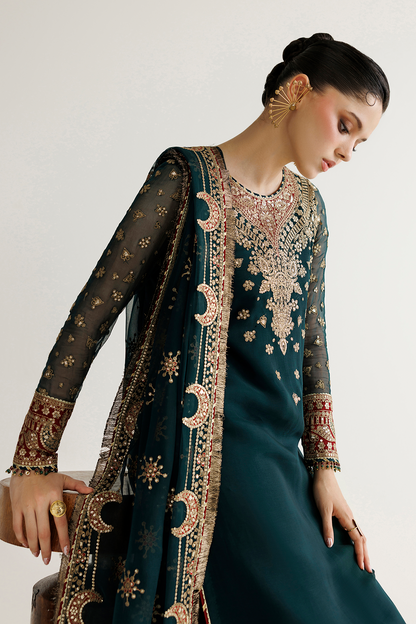Jazmin UC-3139 embroidered front and sleeves detail