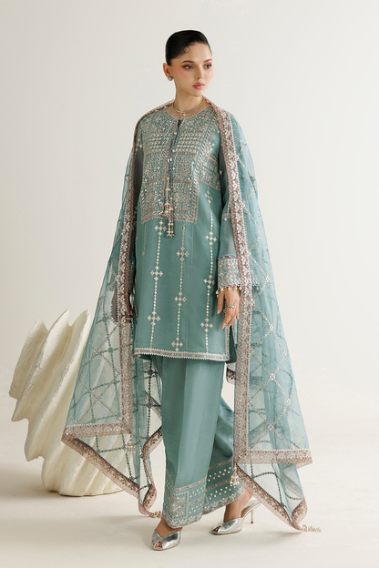 Pakistani embroidered chiffon formal UC-3138 by Jazmin