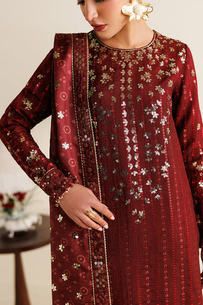 Jazmin UR-7070 three-piece Korean raw silk formal