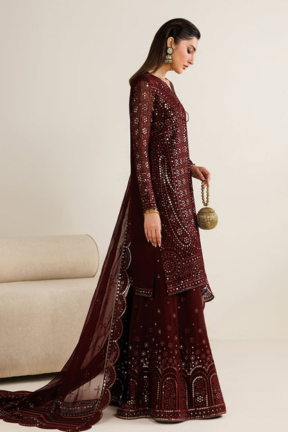 Jazmin UC-3126 embroidered hemline border