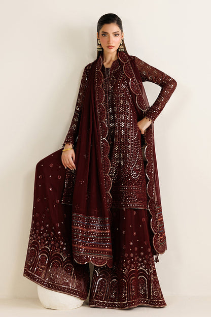Jazmin UC-3126 embroidered chiffon Pakistani formal suit