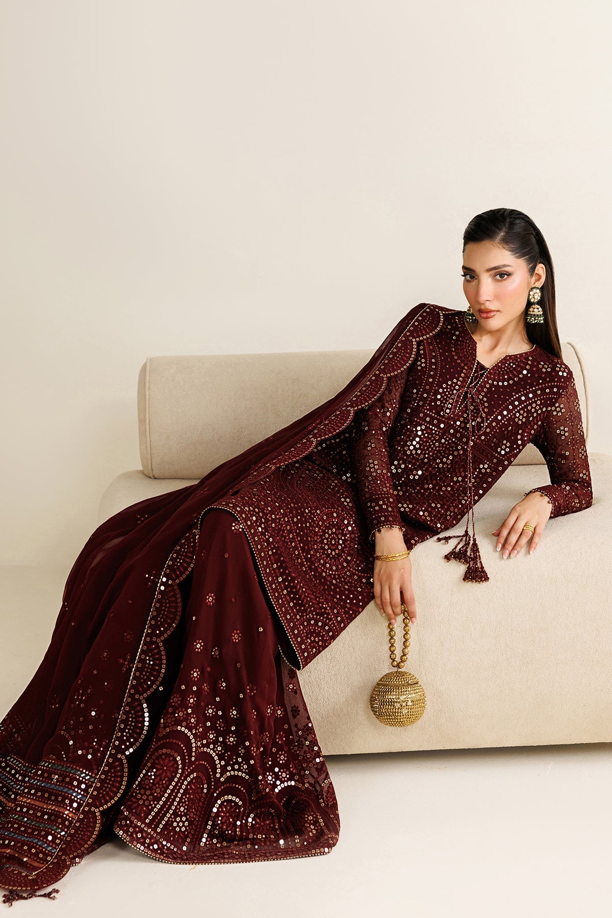 Jazmin UC-3126 Pakistani formal wear for weddings and events