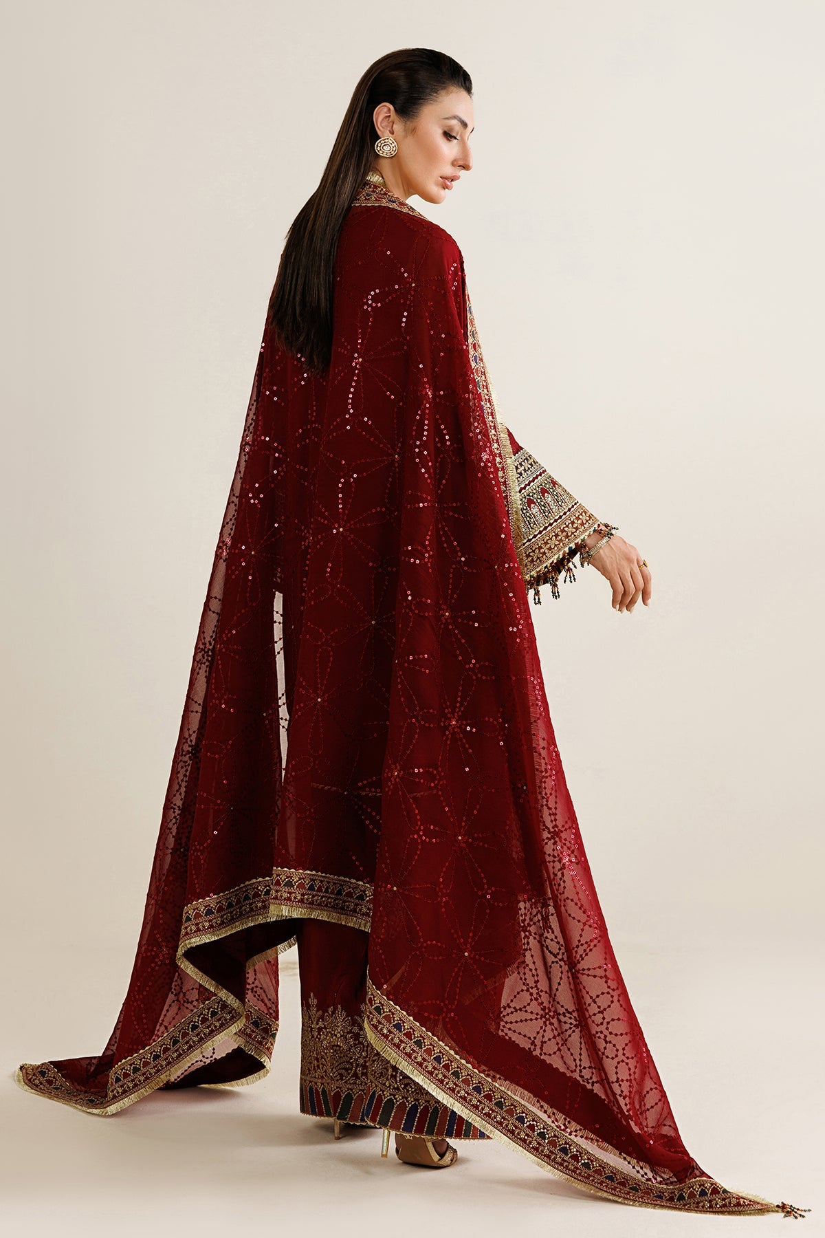 Jazmin UC-3124 Pakistani formal wear for weddings and events