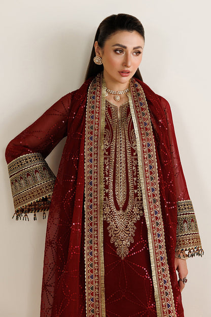 Jazmin UC-3124 embroidered chiffon suit at Raz Ruya
