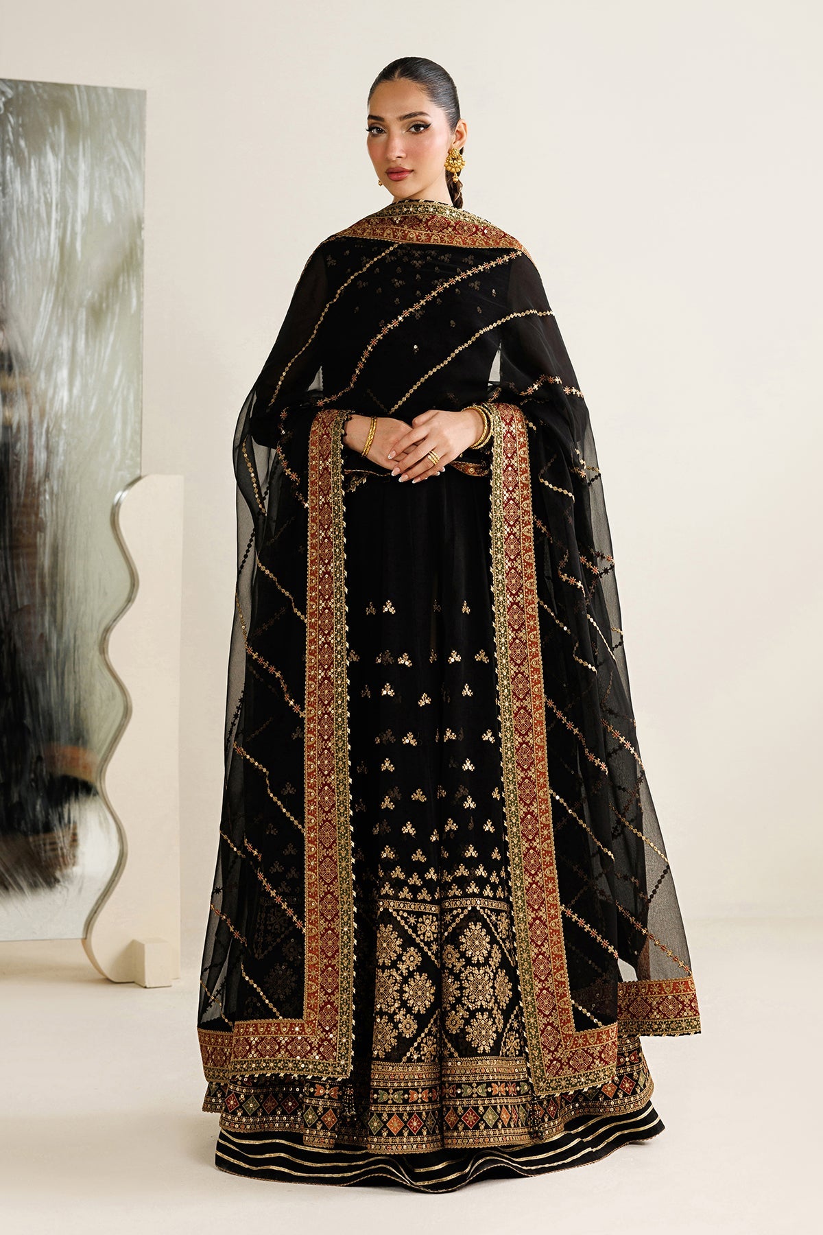 Jazmin UC-3125 embroidered front yoke and panels