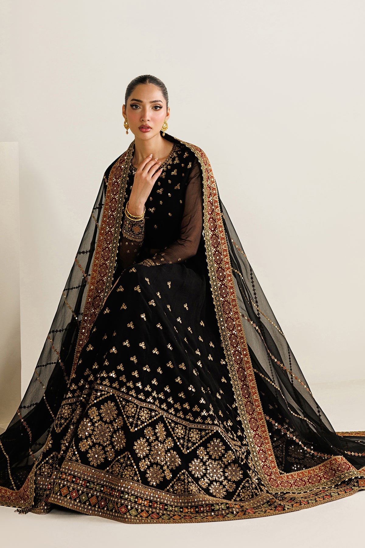 Jazmin formals UC-3125 embroidered chiffon outfit