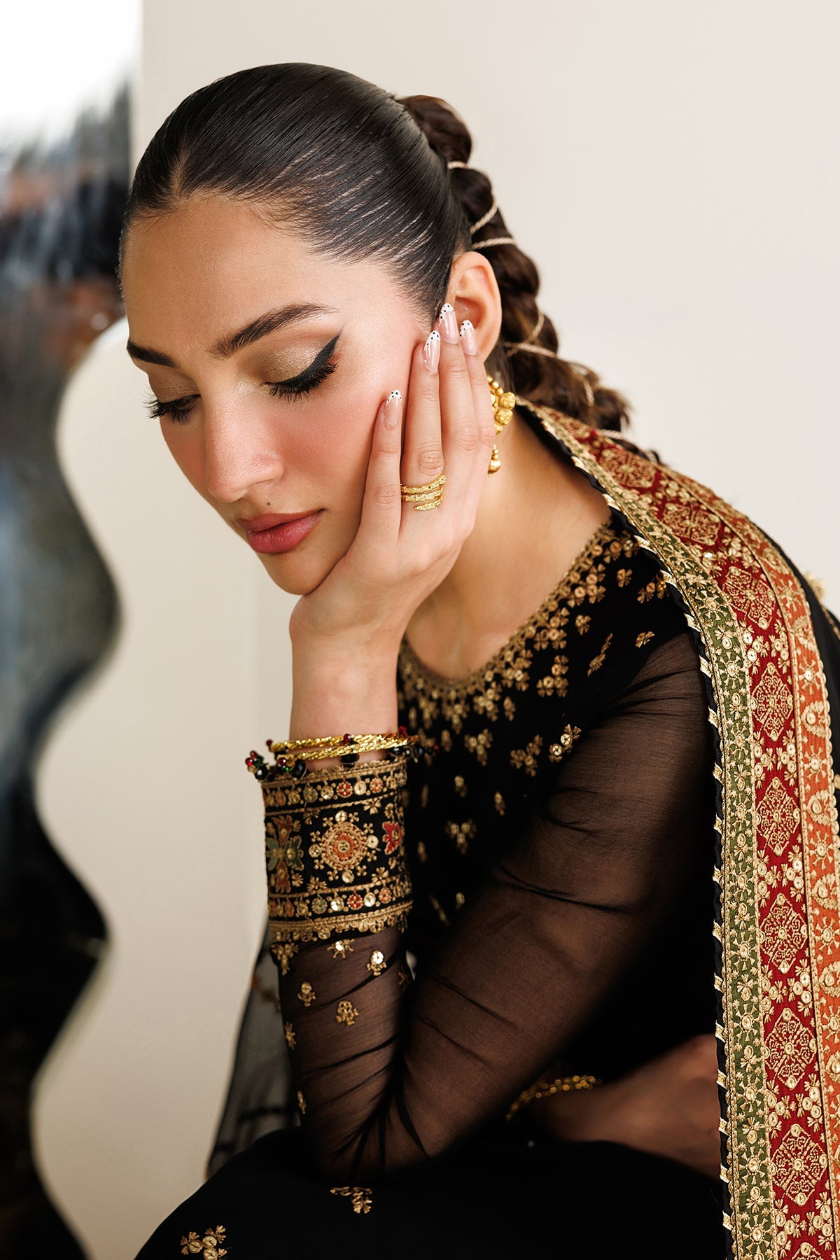Jazmin UC-3125 Pakistani formal wear for weddings and events