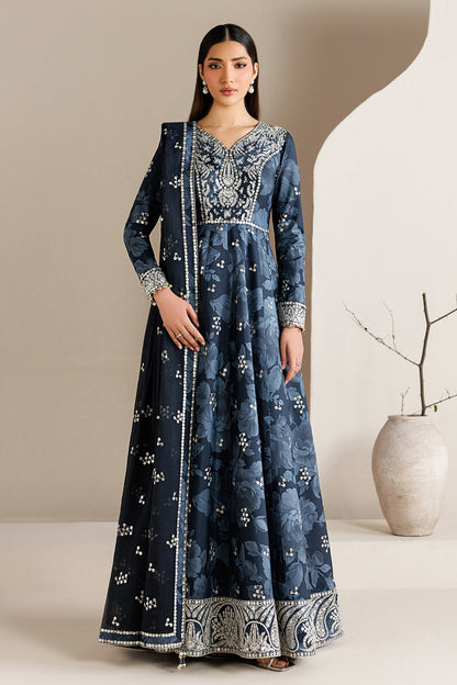 Embroidered raw silk UR-7086 by Jazmin – Pakistani party wear