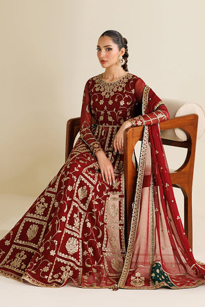 Jazmin UC-3132 embroidered sleeves with ornate borders