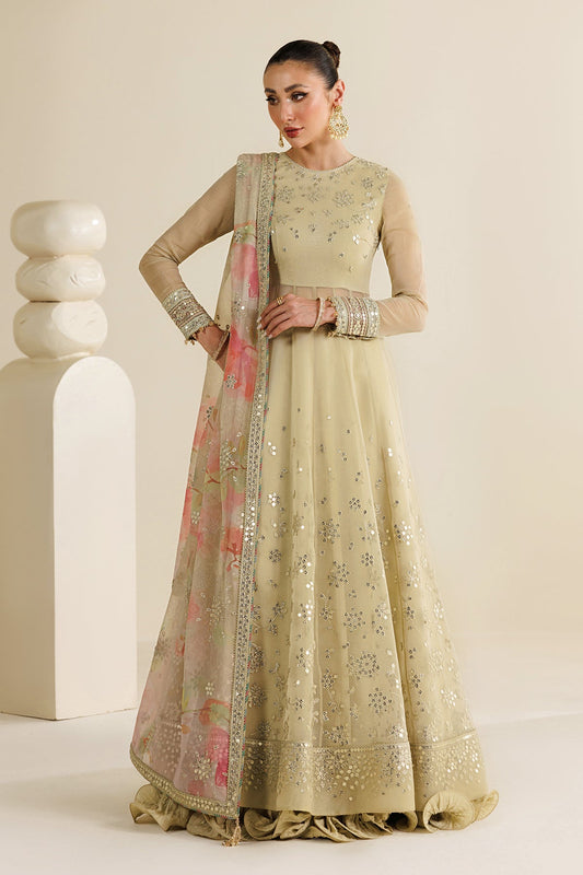 Jazmin UC-3131 chiffon formal with printed chiffon dupatta