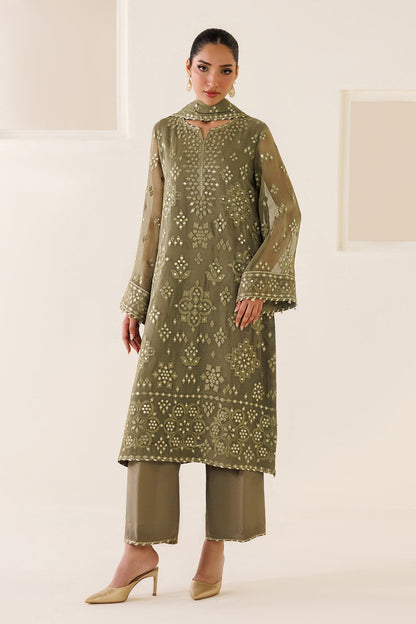 Jazmin UC-3122 embroidered front and sleeves detail
