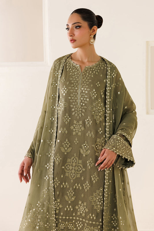 Jazmin UC-3122 embroidered chiffon Pakistani formal suit