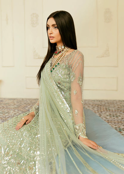 Florican by Akbar Aslam – Pakistani wedding guest net outfit