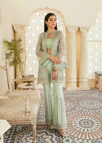 Juan by Akbar Aslam – Pakistani wedding guest organza suit
