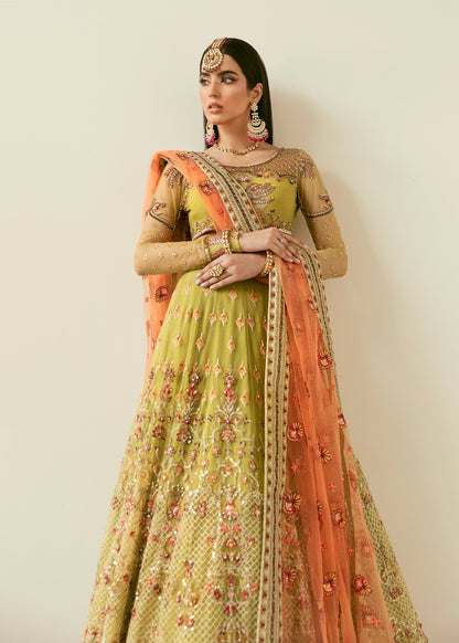 Akbar Aslam Makira Pakistani net formal with dupatta