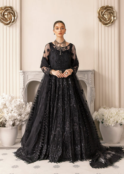 Akbar Aslam Vritra embellished net panelled formal