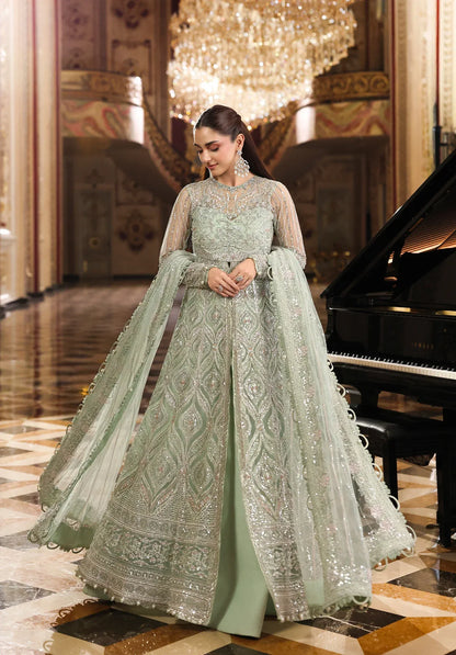 Elaf Stardom Diana – Hand Embellished 3Pc Poly Net SetDiana by Elaf Stardom ’25 features hand-embroidered poly-net panels, elegant dupatta, and raw silk inner — perfect for festive occasions and timeless sophistication.
