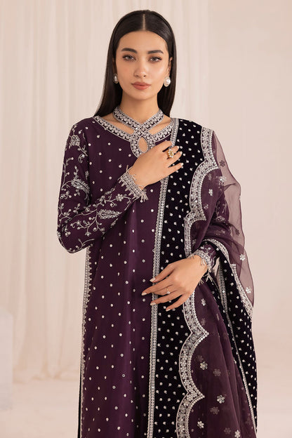 EMBROIDERED RAW SILK UR-7011