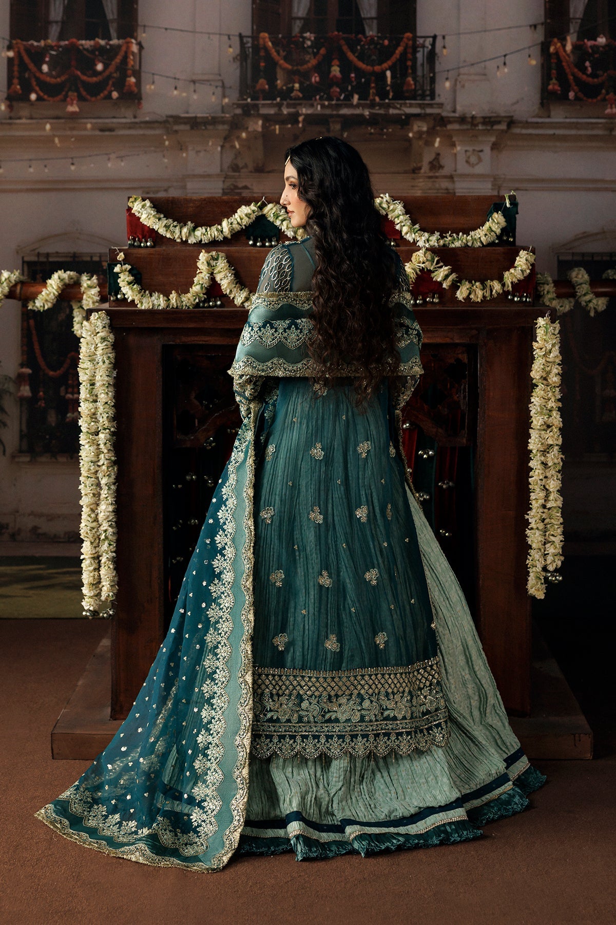 Afrozeh Shehnai Wedding Formals '26 Suhan with jamawar trouser