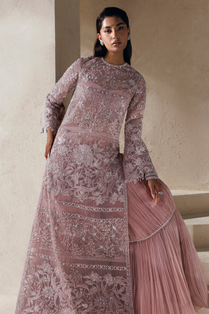 Akbar Aslam Lueur crushed organza inner