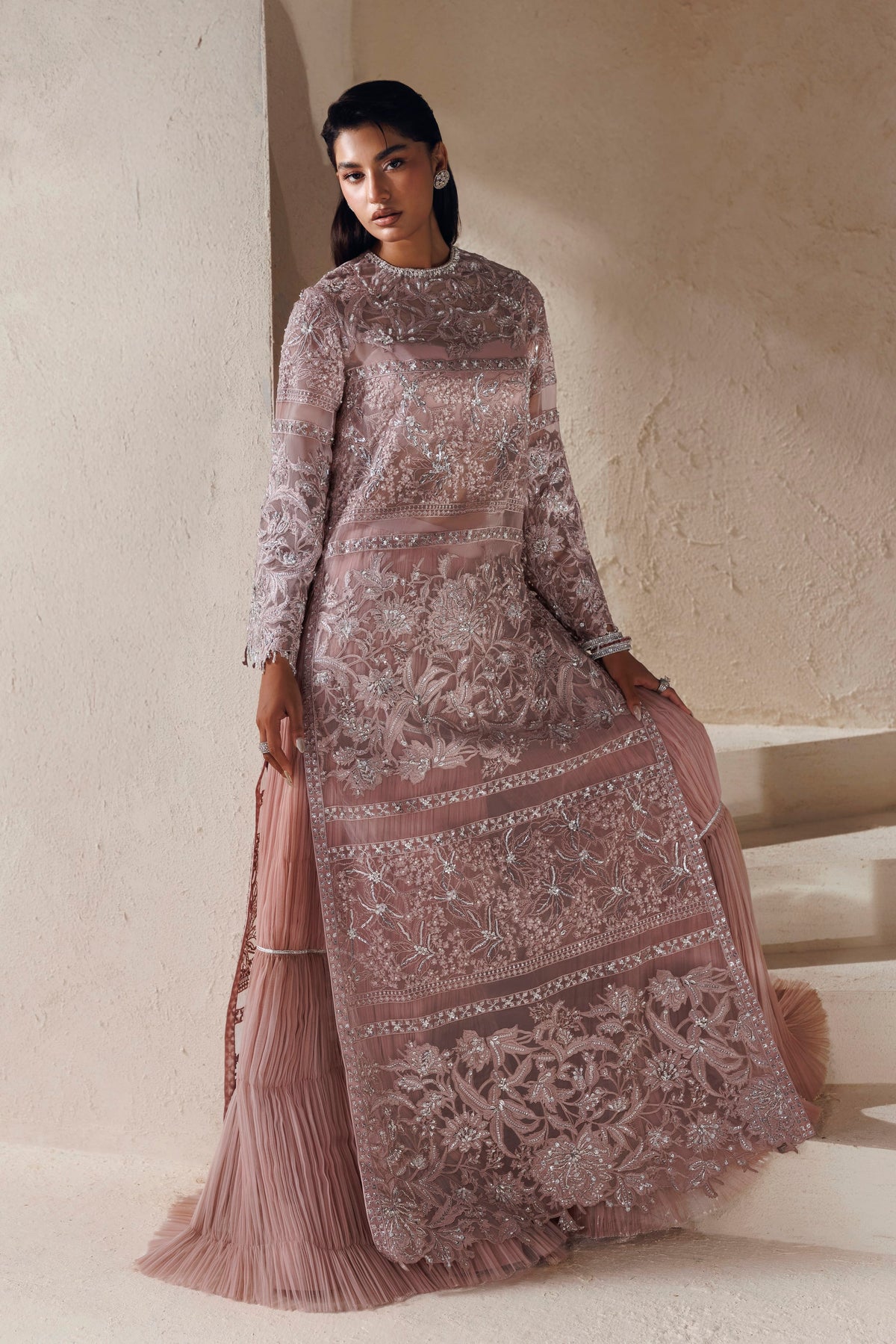 Pakistani luxury formal Lueur by Akbar Aslam