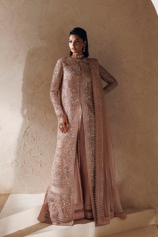 Akbar Aslam Célestine organza with flowing silk trousers